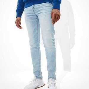 AE AirFlex Temp Tech Skinny Jean Men's Glowing Light 29 X 30